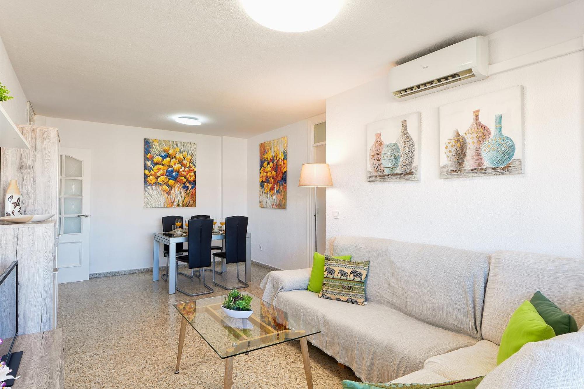 Luminoso Apartamento/ 5 Minutos De La Playa Малага Экстерьер фото