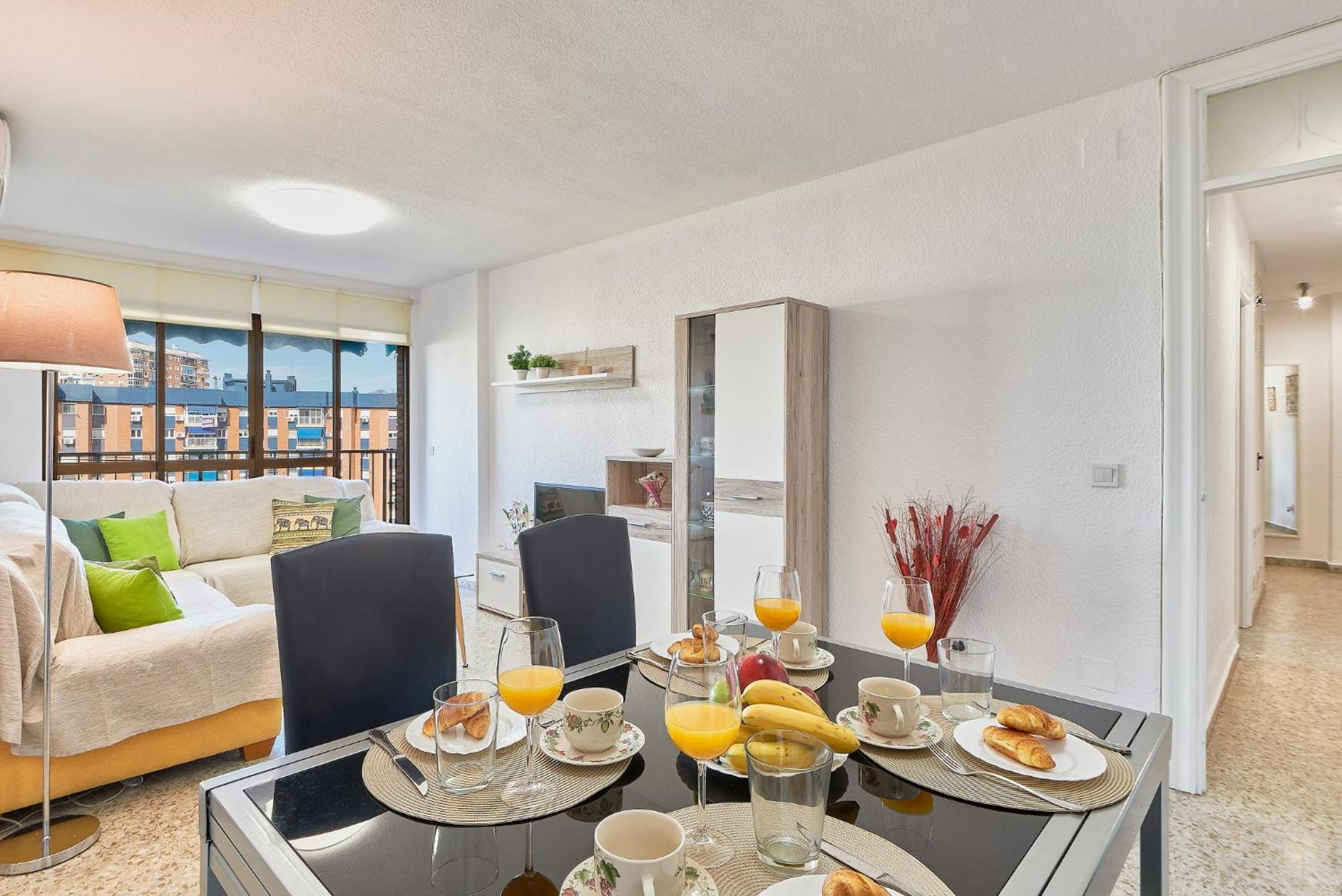 Luminoso Apartamento/ 5 Minutos De La Playa Малага Экстерьер фото